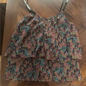 Aerie Vibrant Leopard Print Tank Top